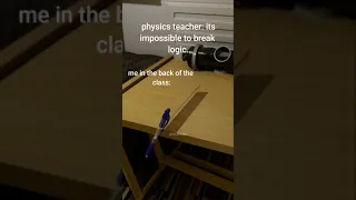 physics teacher: its impossible to break physics (3D Animating Random Shorts) (Part 379) #shorts