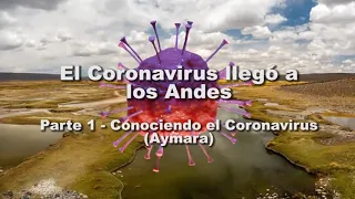 El Coronavirus llegó a los Andes. Parte 1: Conociendo el Coronavirus (Aymara)