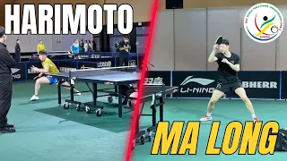 PERFECT Technique! Ma Long, Tomokazu Harimoto training at WTTC Durban 2023