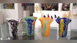 Rainbow Vase - Original Murano Glass