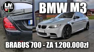 Mercedes S63 BRABUS 700KM vs BMW M3 E92 440KM !!!