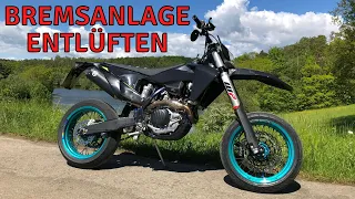 Supermoto Umbau - Husqvarna FE501 - Bremsanlage entlüften