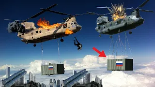 7 minutes ago! Russia's largest asset diamond-carrying helicopter hijacked & brought down