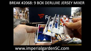 BREAK #2068 : 9 BOX MIXER (PREM DERLUXE BUYBACKS,CHRONO, ENGRAINED, ultimate, ICE, JERSEY BOX)