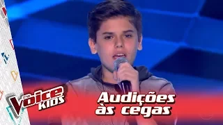 João Henrique canta 'Que Sorte a Nossa' na Audição – ‘The Voice Kids Brasil’ | 3ª Temporada