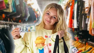 Thrift Store CHALLENGE with $100 Budget! | Thrift Haul | Pressley Hosbach