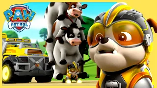 PAW Patrol Mighty Pups Rubble Rescues & MORE | Spin Kids Cartoon | Cartoons for Kids