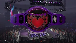 WWE 2K23_ fatal 4way womens IC championship inside a steel cage