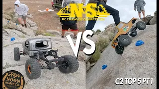 North VS South UT RC Crawling Championship 2023, Class 2 Top 5 Shootout! [Part 1, first two drivers]