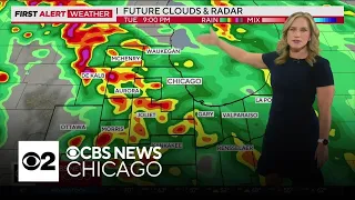 Severe storms possible Tuesday night in Chicago