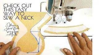 Sewing a Collar Neck Neck A Quick and Easy Tutorial ⭐️ Stand Collar Design Tips for Beginners #52