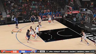NBA 2K24 Gameplay (PS5) Clippers vs Thunder Hall of Fame Difficulty