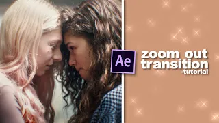 smooth zoom out transition | after effects tutorial