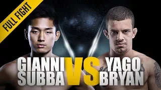 ONE: Full Fight | Gianni Subba vs. Yago Bryan | Brilliant Striking Display | September 2016