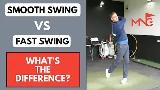 Golf Swing Test - Fast Swing VS Smooth Swing - Whats The Difference?