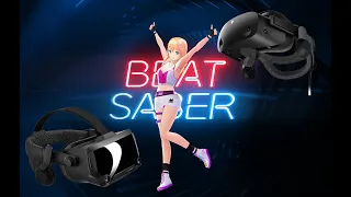 HP REVERB G2 vs VALVE INDEX [Beat Saber Headset Battle] USAO - CHARIOT difficulty 7.28★