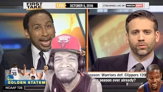 THE NBA IS RUINED! STEPHEN A SMITH GOES OFF ON KEVIN DURANT AGAIN ON FIRST TAKE REACTION!