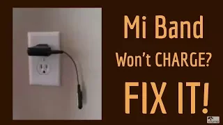 Remedy for a Mi Band that won't charge - a simple fix