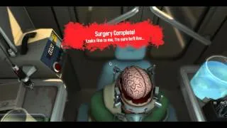 Surgeon Simulator 2013 - Perfect (5600ml blood level) brain transplant in ambulance in 14.2