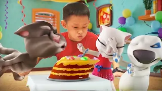 🎂 Last Minute Super Birthday Cake! 🎂 Talking Tom in Real Life Shorts Cartoon and more Nate stories