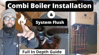 Combi Boiler Installation & System Flush | Full Tutorial 🔥