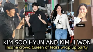 Kim Soo Hyun & Kim Ji Won spotted At the  “Queen Of Tears” wrap up party