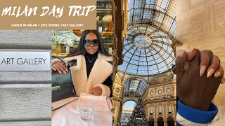 VLOGMAS DAY 2| MY BOYFRIEND TOOK ME TO MILAN FOR THE DAY|| ART GALLERY + MORE LUNCH + SAMANTHA  KASH