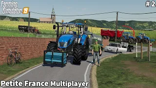 🇫🇷 Bring Water For Cows, Making Silage From Corn│Petite France│Multiplayer│FS 19│Timelapse#2 🇫🇷