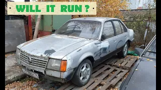 Will It Run after 15 years of parking? Abandoned Opel Commodore C 1979