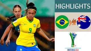 🇧🇷 Brazil vs Australia 🇦🇺 Women's World Cup U20 Championship Highlights | Group A