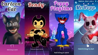 ✅Cartoon Cat - Bendy - Poppy Playtime - Mr Hopp | Tiles Hop - Smash Color  - Beat Roller