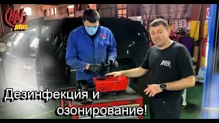 Дезинфекция и озонирование салона автомобиля в Шеви Плюс!