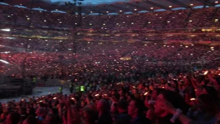 DUBLIN CROWD IN FINE VOICE AT CROKE PARK 08/07/17 COLDPLAY FIX YOU