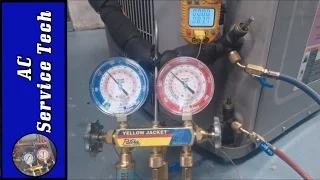 Refrigerant Charging: How to Check a R-410A Refrigerant Charge & Disconnect on Unit with King Valves