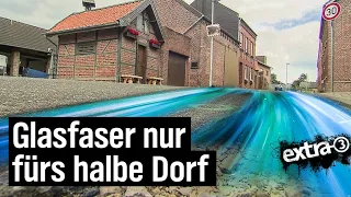 Realer Irrsinn: Glasfaseranschluss in Genhodder | extra 3 | NDR