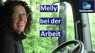 Melly bei der Arbeit