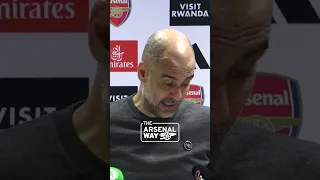 Pep Guardiola speaks on Arsenal's win & praises their defensive performance Vs Man City 🙌 #shorts