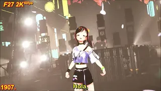 2K 60Fps Hello, alone v.3 (remix) Vtuber Kizuna Ai Virtual concert sub.español