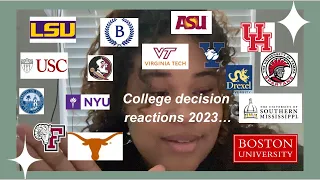 College decision reactions 2023…