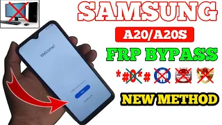 Samsung A20/A20S Frp Bypass 2024 | Samsung SM-A207F/DS FRP Unlock | Google Account Remove Without PC