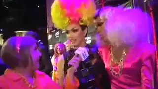 Damiana At "Drag Race" Season 4 Premiere With Queens From Seasons 1-3 And More