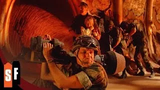 Invaders From Mars (2/2) Tobe Hooper and Hunter Carson Discuss Working With Marines (1986) HD