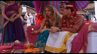 Впервые в Москве!!! Церемония настоящей индийской свадьбы! Фильм-2.Russians get married in Indian.