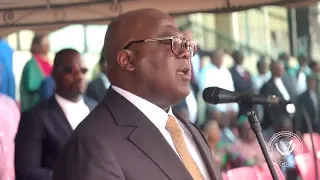 À Mbujimayi, Félix Tshisekedi dénonce la dérive de l'église catholique