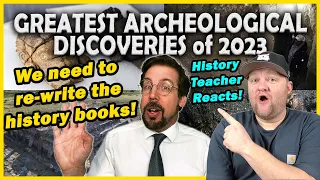 20 Greatest Archaeological Discoveries of 2023 | World of Antiquity | History Teacher Reacts