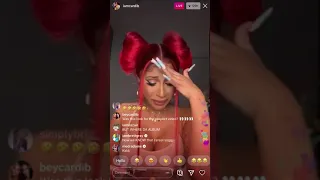 Cardi B having a meltdown because she has to eat cereal while in quarantine in her mansion