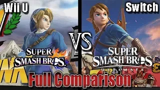 Super Smash Bros. Ultimate - Graphics Comparison (Switch Vs Wii U) (Final Smash + Brawl)