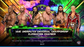 WWE 2K23 ELIMINATION CHAMBER MATCH FOR THE NEW 2023 WWE UNDISPUTED CHAMPIONSHIP!