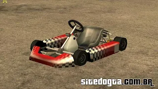 LOCALIZAÇAO do KART E MAIS 2 VEICULOS (GTA SAN ANDREAS)