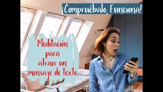 Meditación para recibir un TEXTO 📲 o una LLAMADA 📞de una persona específica ❣️ 🧘🏻‍♀️✨